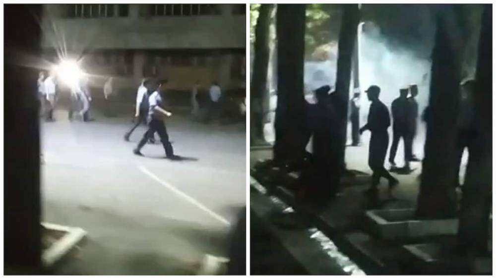 Спецназ начал разгон митингующих на площади в Бишкеке (видео)