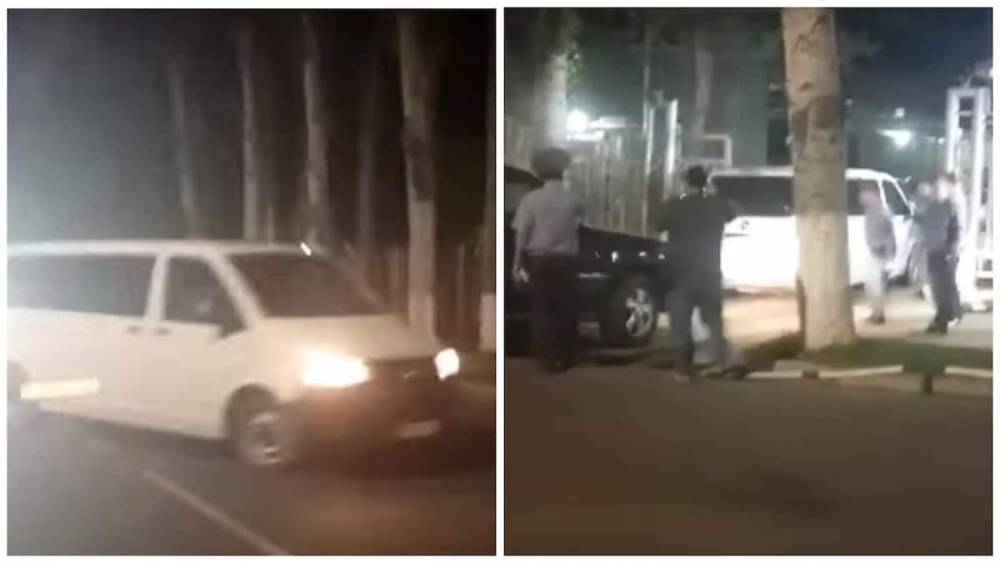 Задержанного Атамбаева доставили в МВД (видео)