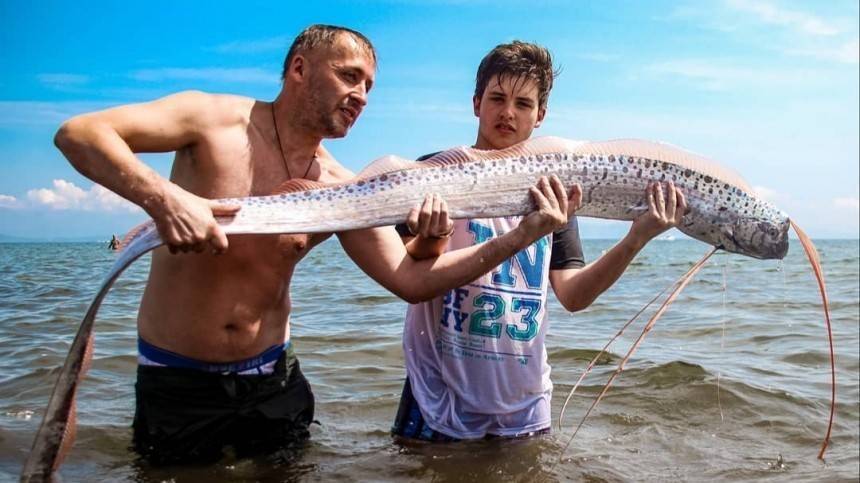 Фото: что за рыба-предвестник цунами замечена в России