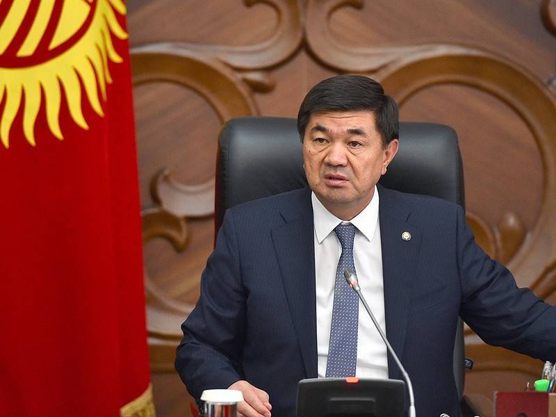Премьер Киргизии назвал «корыстной» ситуацию вокруг задержания Атамбаева