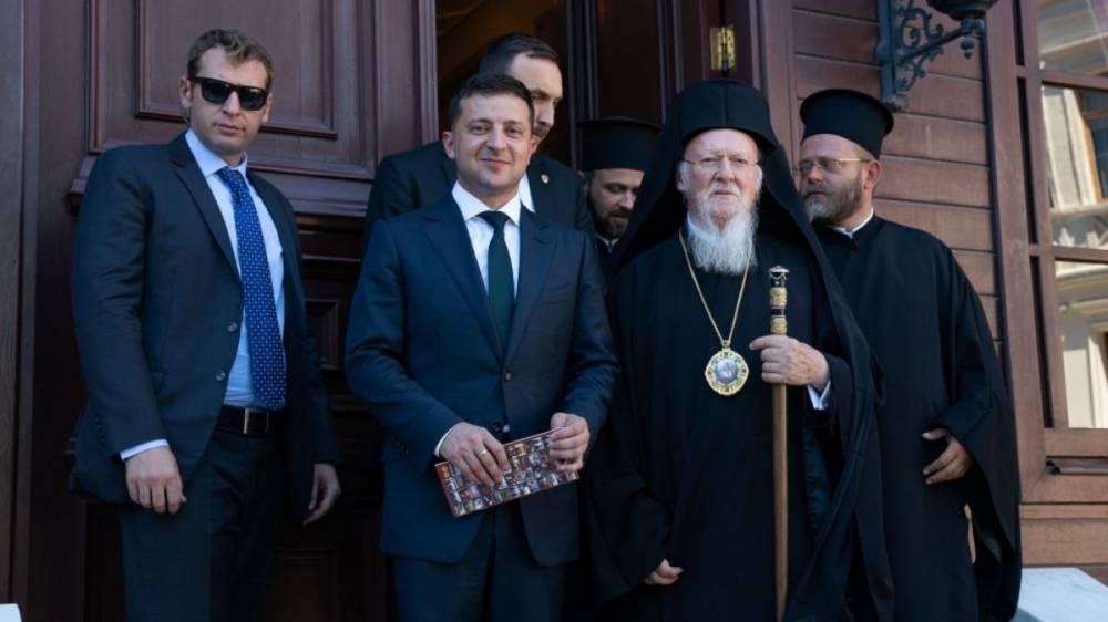 Зеленский отказался подписывать совместное заявление с патриархом Варфоломеем