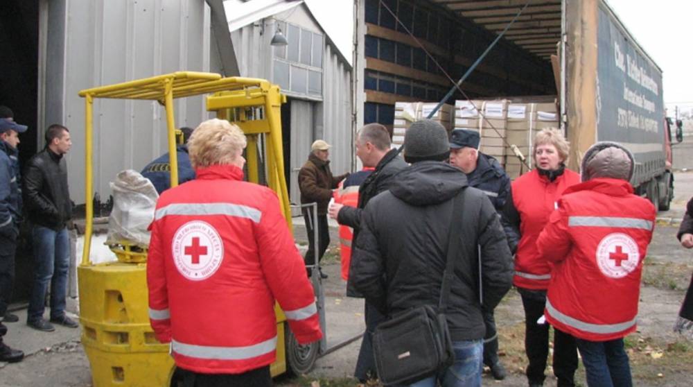 На Донбасс прибыла гуманитарная помощь от Красного Креста