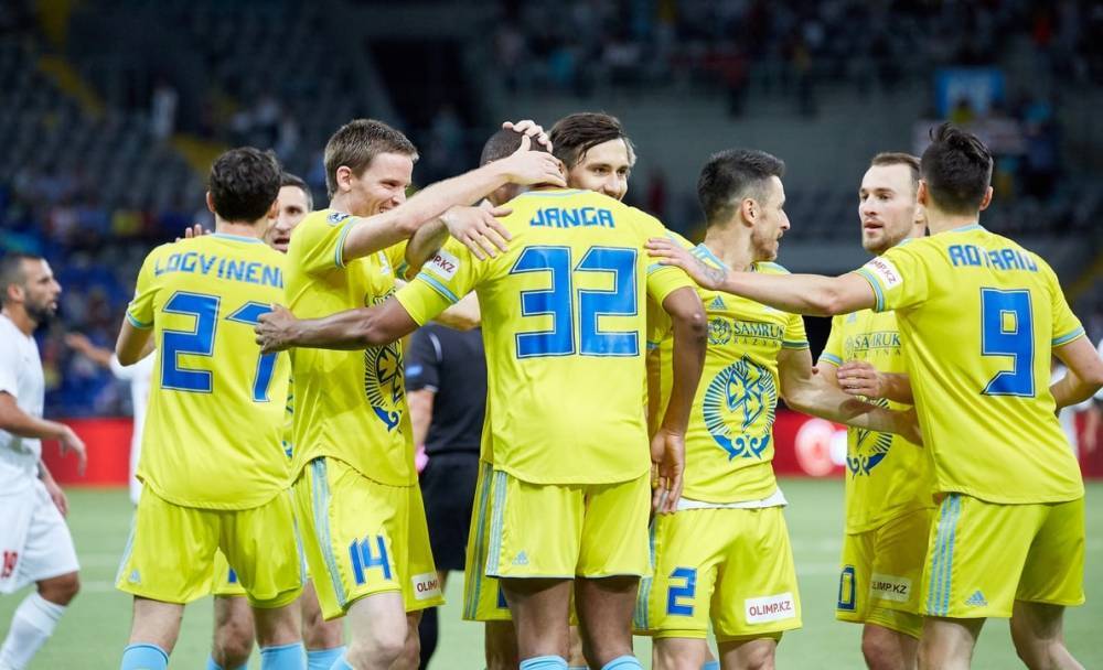 "Астана" одержала разгромную победу в матче Лиги Европы
