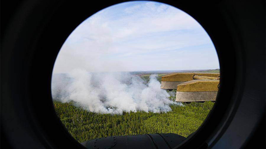 Площадь лесных пожаров в Красноярском крае за сутки выросла на 50 тыс. га