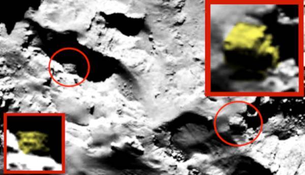 Уфолог из Тайваня обнаружил два НЛО на снимках "поющей" кометы