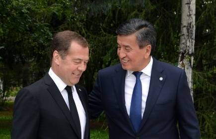 Жээнбеков — Медведеву: «Я всегда чувствовал вашу поддержку»
