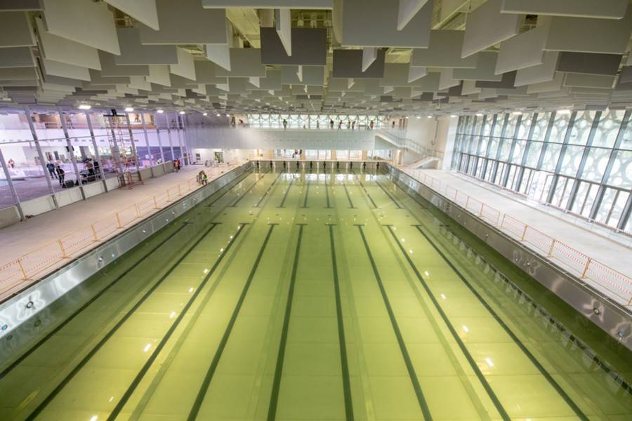 Плавательный центр в "Лужниках" планируют достроить ко Дню города