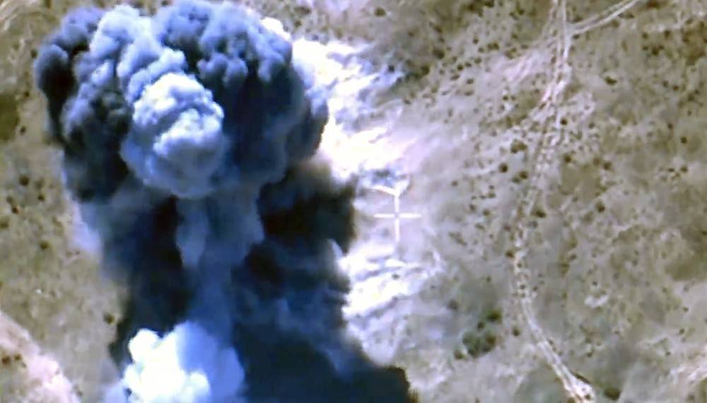 Взрыв ракеты "Искандер" в Астраханской области попал на видео