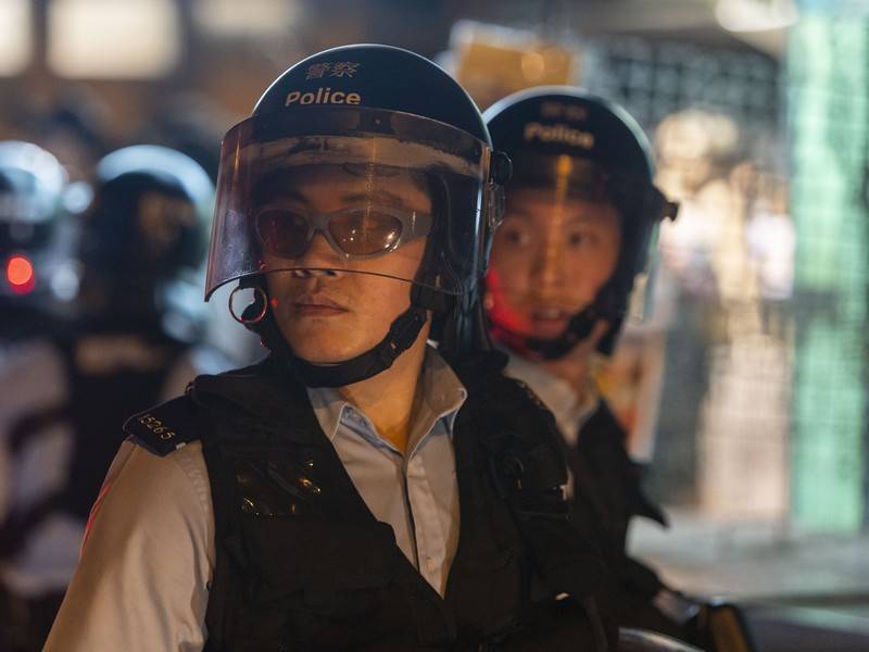 Полиция остановила шествие религиозного марша в Гонконге