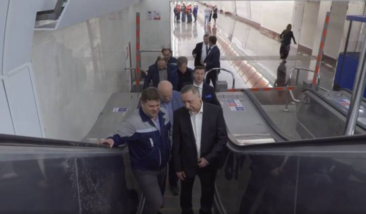 Беглов провел инспекцию станций метро Фрунзенского радиуса
