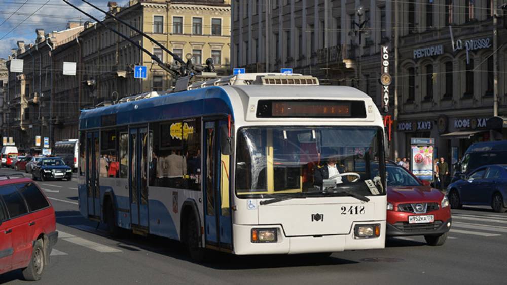 15 сентября пробег закроет проезд трамваев и троллейбусов по Невскому проспекту в Петербурге