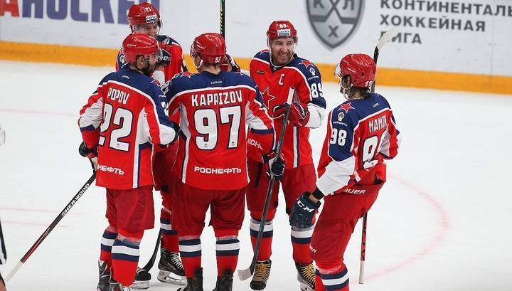 Хоккеисты ЦСКА забросили четыре безответных шайбы в ворота "Северстали"