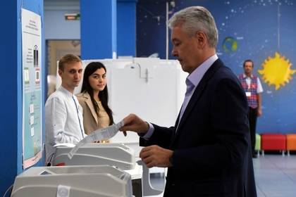 Собянин проголосовал на выборах в Мосгордуму
