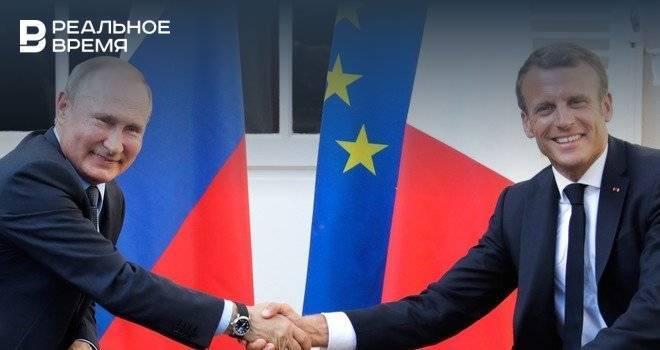 Путин провел телефонный разговор с президентом Франции