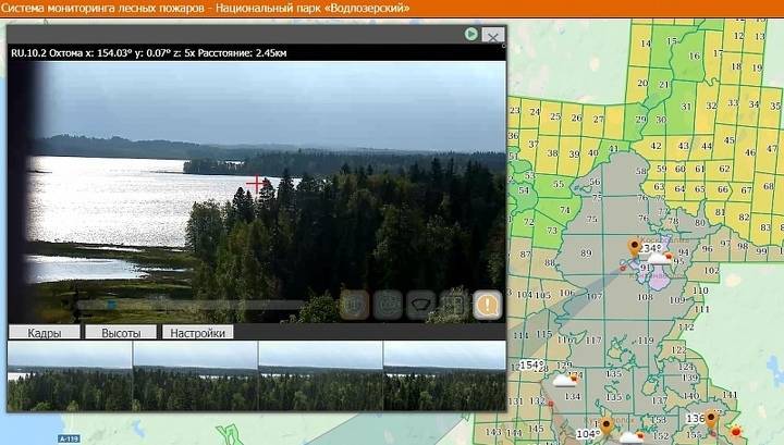 В национальном парке "Водлозерский" появилась видеосистема обнаружения пожаров