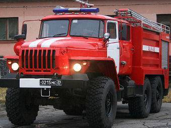 Пожар произошел на избирательном участке в Сахалине