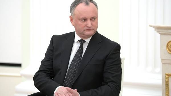 Додон рассказал о скидке для Молдавии на покупку российского газа