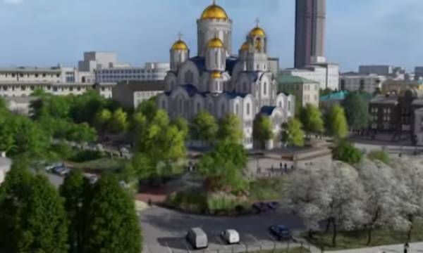 В Екатеринбурге показали, как будет выглядеть храм святой Екатерины на новых площадках