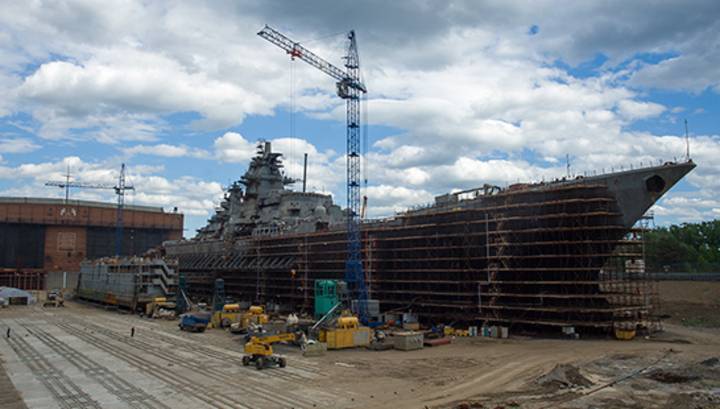 Второй крупнейший крейсер в мире отремонтирован пока наполовину