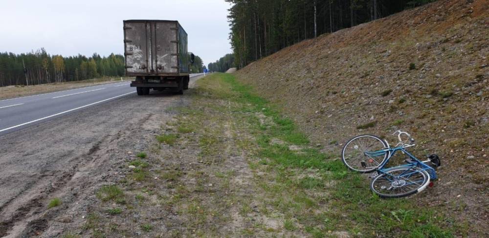 На автодороге «Кола» в Прионежском районе пострадал 72-летний велосипедист