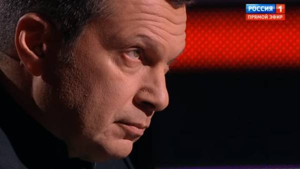 Соловьев ответил на угрозы Сенцова вернуться в Крым на танке
