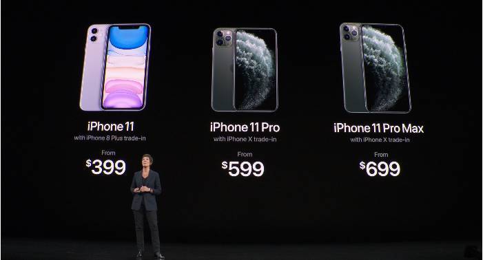 Apple назвала цены на новые iPhone 11 Pro и iPhone 11 Pro Max