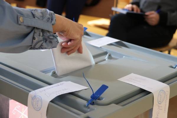 Голосование в УИК № 60 округа Екатерингофский проходит согласно правилам безопасности