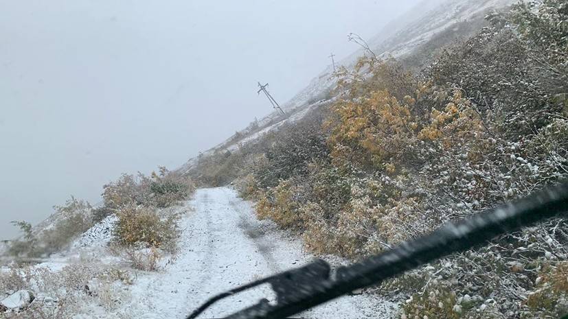 В Норильске выпал первый снег