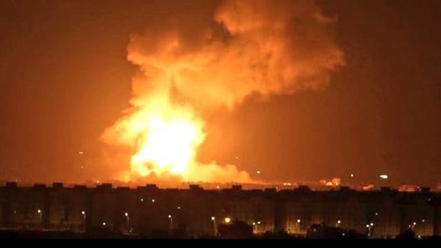 Израиль совершил ответный обстрел после запуска снарядов из Газы