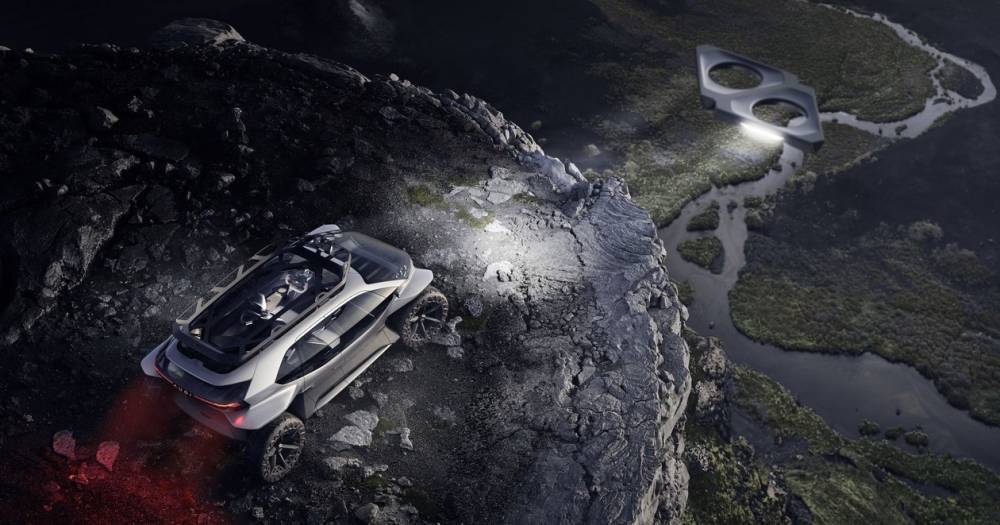Audi сделала внедорожник с&nbsp;5-ю дронами