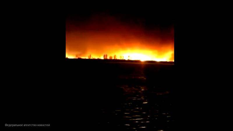 Пожарные ликвидировали возгорание растительности в Ростовской области