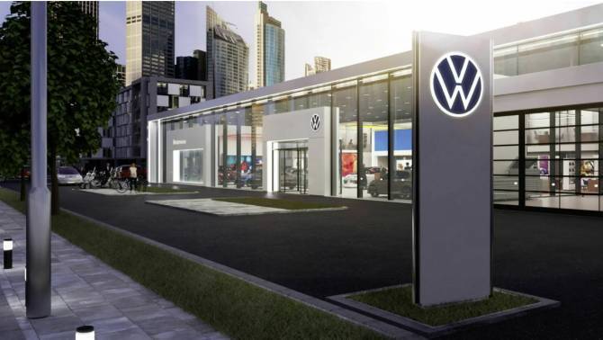 Volkswagen решил сделать свой новый логотип попроще