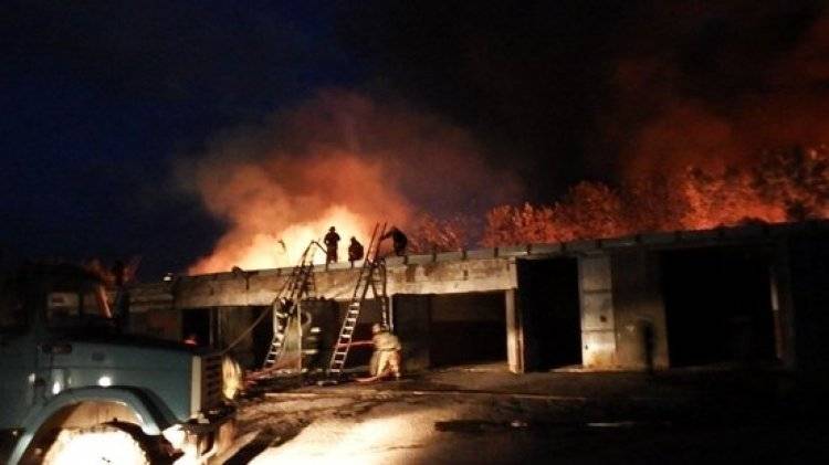 Открытое горение ликвидировано на складе ГСМ в Нижегородской области