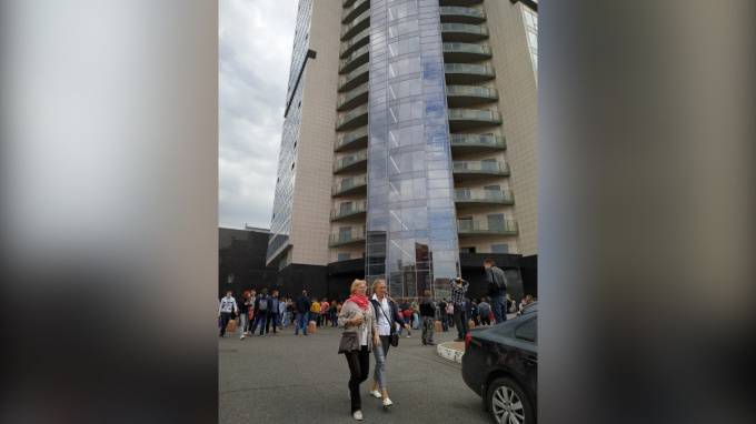 Из БЦ "Atlantic City" из-за задымления эвакуировали людей