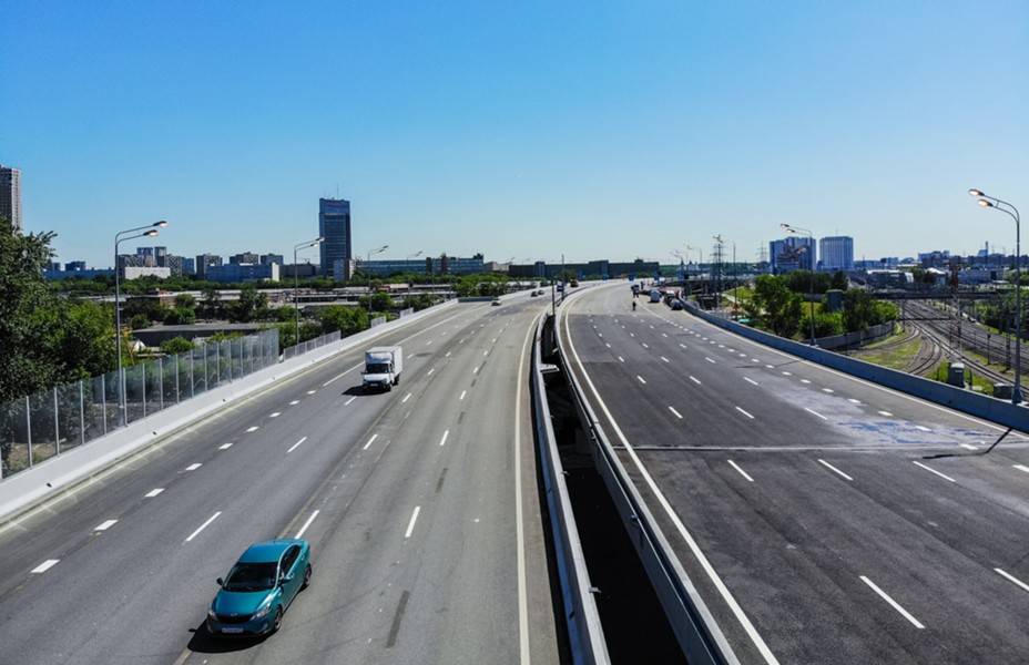 С начала года в Москве построено более 70 километров дорог
