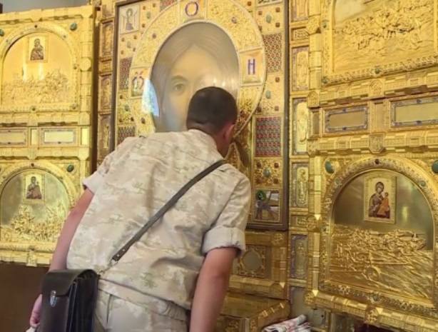 Главная икона храма Вооруженных сил России прибывает в Самару