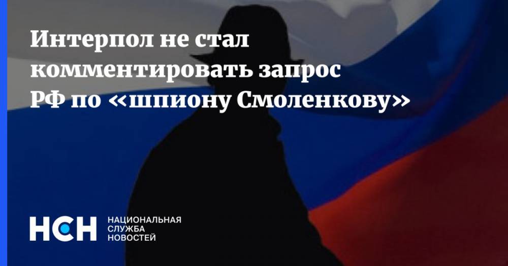 Интерпол не стал комментировать запрос РФ по «шпиону Смоленкову»
