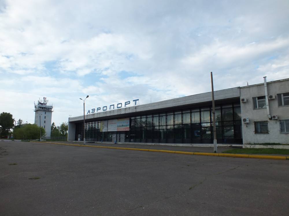 В аэропорте Комсомольска-на-Амуре затопило взлетно-посадочную полосу