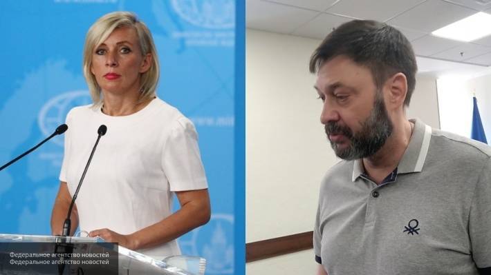 Захарова поставила в тупик украинского журналиста Цимбалюка главным вопросом о Вышинском