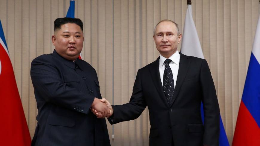 В КНДР выпустили монету с Ким Чен Ыном и Путиным