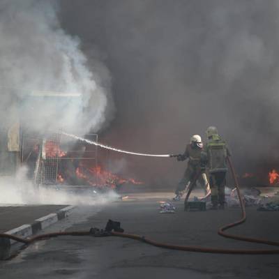 Открытое горение ликвидировано на центральном рынке в Геленджике