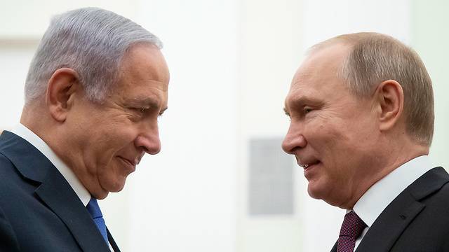 Путин выпил перед встречей с Нетаниягу