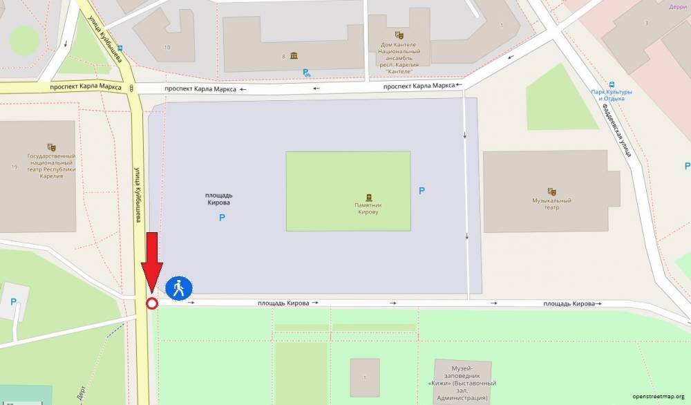 В сентябре изменится схема движения на площади Кирова в Петрозаводске