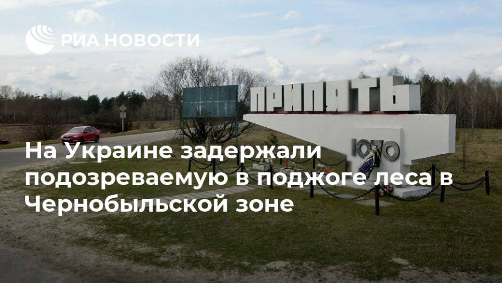 На Украине задержали подозреваемую в поджоге леса в Чернобыльской зоне