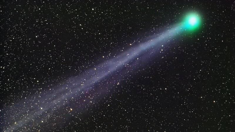 Цветное изображение открытой крымским астрономом межзвездной кометы получено в США