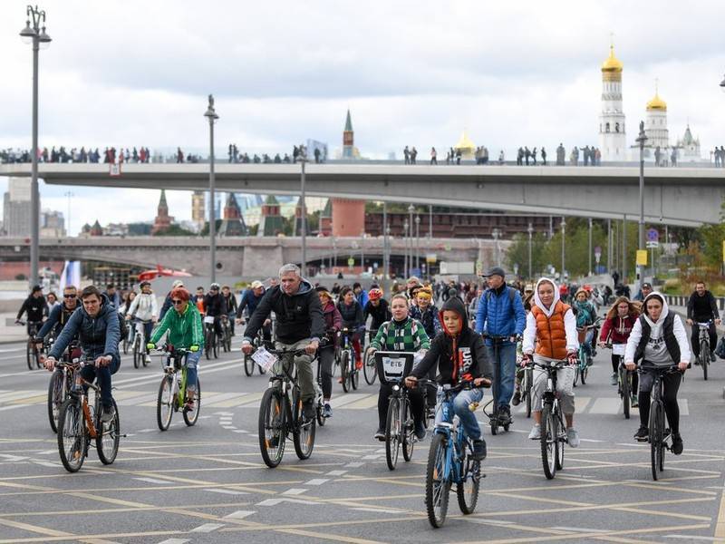 ЦОДД отчитался о восстановлении движения после велофестиваля в Москве