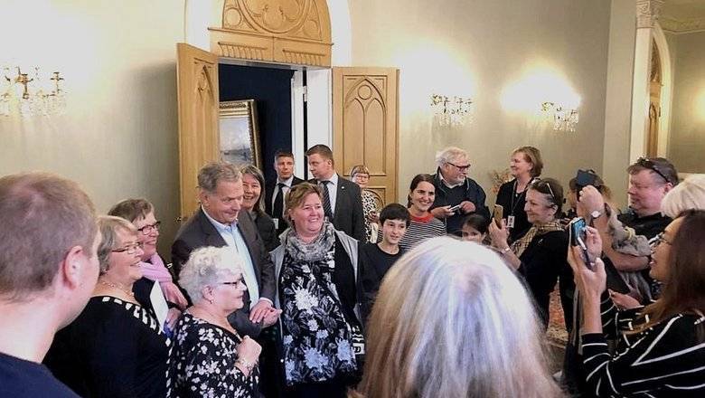 Президент Финляндии открыл свою резиденцию для всех желающих