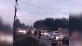 На Кубани в автомобиле с детьми взорвался газовый баллон – видео.