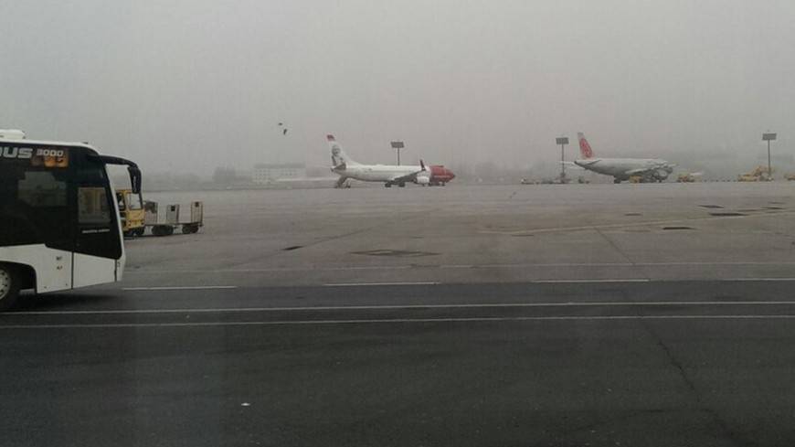 В Томске из-за сильного тумана задержаны 10 авиарейсов
