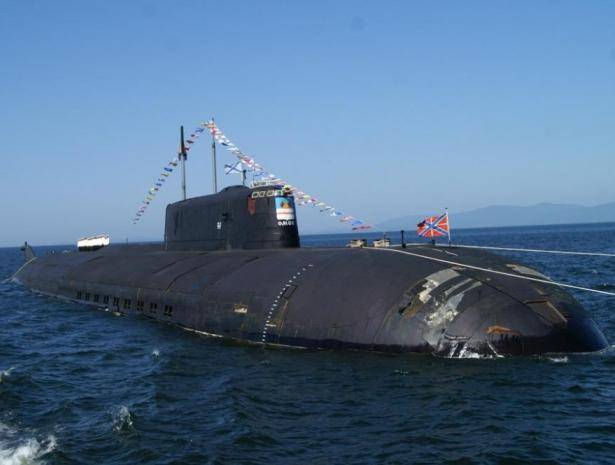Атомный подводный крейсер «Омск» поразил крылатой ракетой мишень в Тихом океане